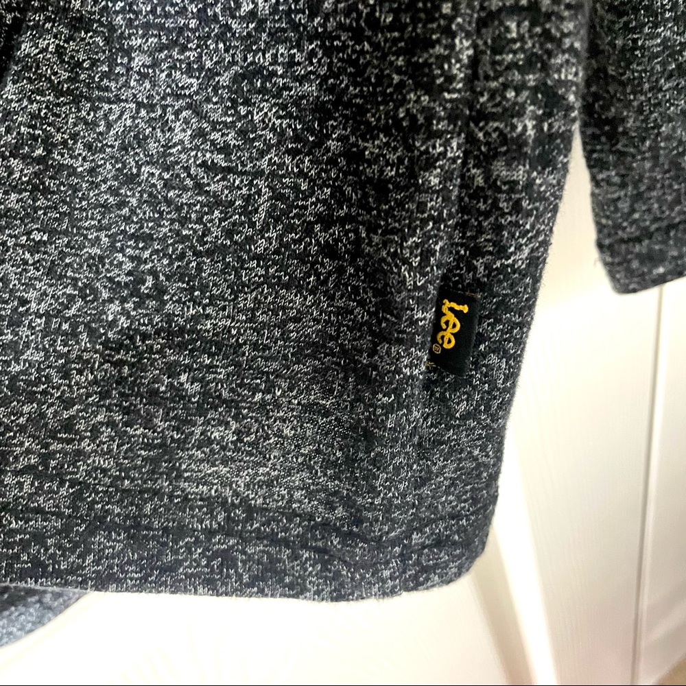 Lee Kid’s Sweatshirt With Hoodie Lightweight Charcoal Black L 14/16 Cotton Blend - Picture 12 of 15